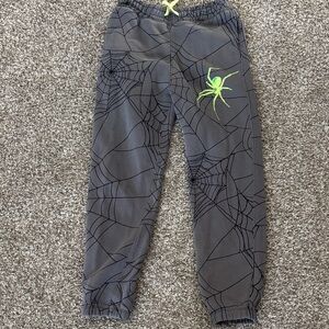 Abercrombie kids Spider Web Patterned Kids Joggers boy 11/12